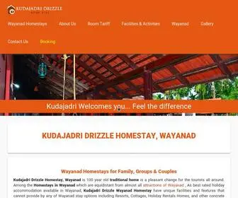 Kudajadridrizzle.com(Wayanad homestays) Screenshot