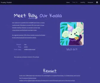 Kuddlykoalas.com(Kuddly Koalas) Screenshot