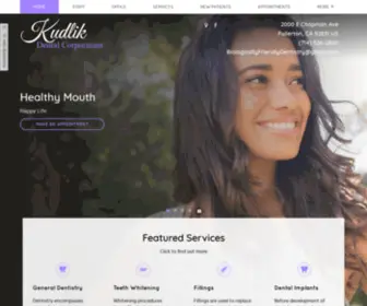 Kudlikdentalcorporation.com(Kudlik Dental Corporation) Screenshot