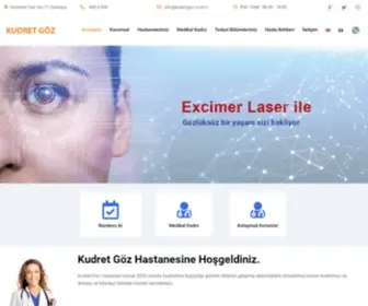 Kudretgoz.com.tr(Özel Kudret Göz Hastanesi) Screenshot