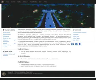 Kudsj.org(Kabul Uniersity Center Scientific Research 3) Screenshot