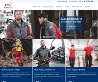 Kuebler.eu(Kübler Workwear) Screenshot