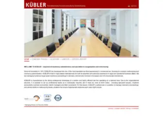 Kueblerlaw.com(KÜBLER Restrukturierung Insolvenzverwaltung Steuerberatung) Screenshot