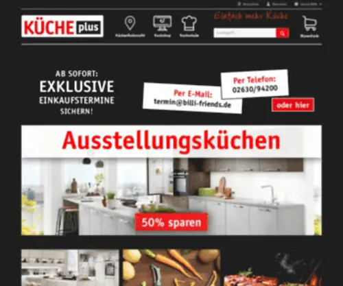 Kueche-Plus.com(Küche Plus) Screenshot