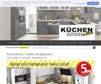 Kuechenboerse.de(Küchen Berlin Küchenbörse) Screenshot