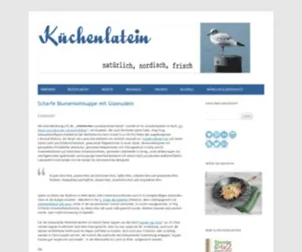 Kuechenlatein.com(Foodblog) Screenshot