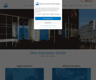 Kuennecke.com(Otto Künnecke) Screenshot