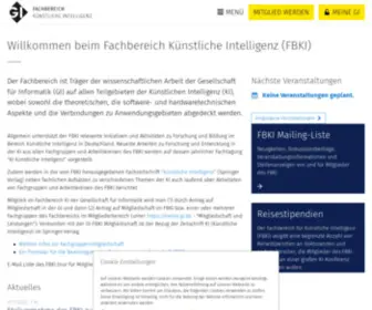 Kuenstliche-Intelligenz.de(Startseite ) Screenshot