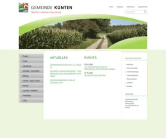 Kuenten.ch(Gemeinde Künten) Screenshot