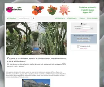 Kuentz.com(Kuentz, le Monde des Cactus, producteur depuis 1907) Screenshot