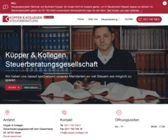 Kuepper-Kollegen.de(Steuerberater Düsseldorf) Screenshot