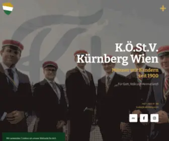 Kuernberg.at(Studentenverbindung Kürnberg im ÖCV) Screenshot