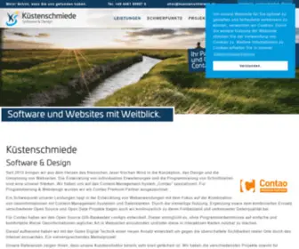 Kuestenschmiede.de(Küstenschmiede) Screenshot