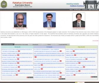 Kuexams.org(Kakatiya University) Screenshot
