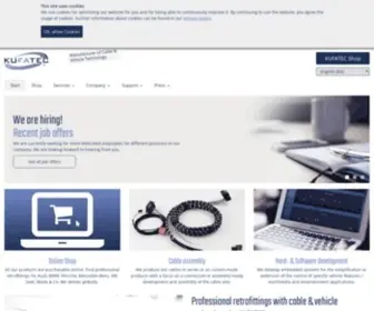 Kufatec.de(Manufacturer of cable and vehicle technology) Screenshot