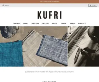 Kufrilifefabrics.com(KUFRI) Screenshot