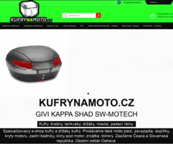 Kufrynamoto.cz(Kufry na motocykly Givi Kappa Shad SW Motech motoshop Ostrava Amtrade motobazar ) Screenshot