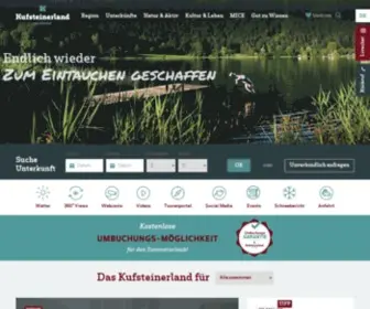 Kufstein.com(Die Urlaubsregionen in Tirol) Screenshot