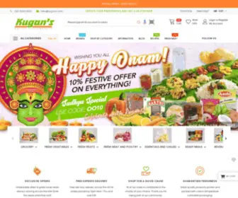 Kugans.com(Kugans Online Supermarket) Screenshot