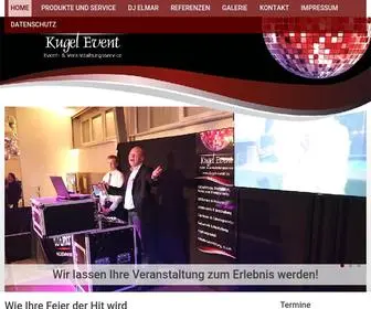 Kugel-Event.de(Kugel Event) Screenshot