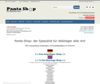 Kugellager-Panta.de(Panta Shop) Screenshot