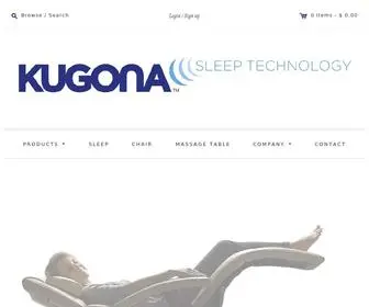 Kugona.com(Kugona Sleep Technology) Screenshot