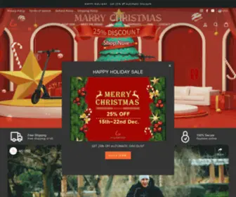 Kugoos.com(KUGOO® Electric Scooters Shop) Screenshot