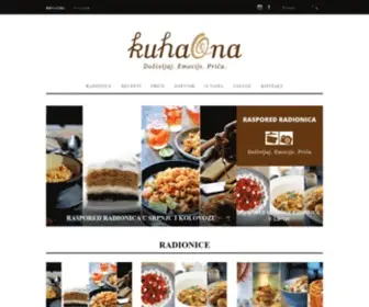 Kuhaona.com(Naslovnica) Screenshot