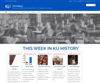 Kuhistory.com(KU History) Screenshot