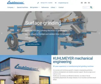 Kuhlmeyer.de(Bandschleifmaschinen von Kuhlmeyer) Screenshot
