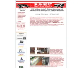 Kuhnert-Anhaenger.de(Anhänger) Screenshot