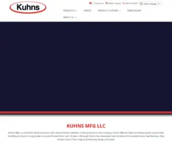 Kuhnsmfg.com(Kuhns MFG LLC) Screenshot