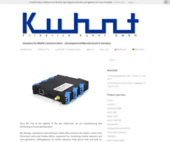 Kuhnt.com(Solutions For Mobile Communication) Screenshot