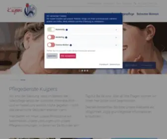 KuijPers.de(Pflegedienste Kuijpers) Screenshot