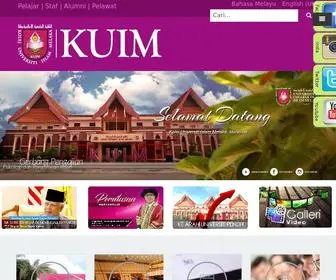 Kuim.edu.my(Kolej Universiti Islam Melaka) Screenshot