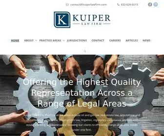 Kuiperlawfirm.com(Kuiper Law Firm) Screenshot