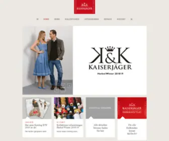 Kuk-Kaiserjaeger.at(K&K Kaiserjäger) Screenshot