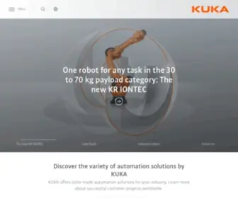Kuka-Robotics.com(Industrial intelligence 4.0) Screenshot