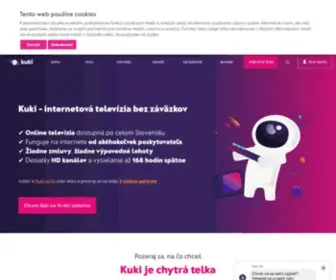 Kukitv.sk(Internetová) Screenshot