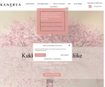 Kukkakauppakanerva.fi(Kukkakauppa Kanerva palvelee Oulun keskustassa. Kukkakauppa Kanerva vuodesta 1946) Screenshot