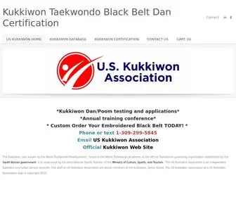 Kukkiwonblackbelt.com(Kukkiwon Taekwondo Black Belt Dan Certification) Screenshot