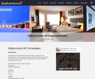 Kukkolaforsen.se(Kukkolaforsen Turist & Konferens AB) Screenshot