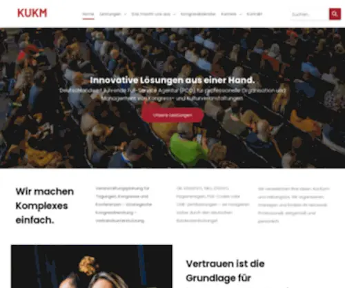 Kukm.de(Und Kulturmanagement (KUKM)) Screenshot