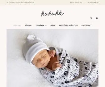 Kukukk.hu(Kukukk Baby Webshop) Screenshot