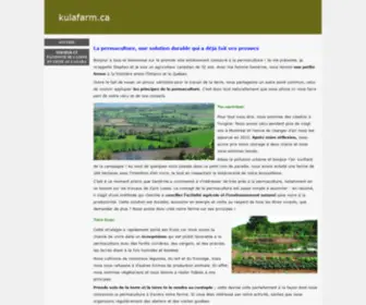 Kulafarm.ca(Les 5 avantages de la permaculture dans le domaine agricole) Screenshot