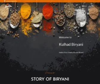 Kulhadbiryani.com(Kulhad Biryani) Screenshot