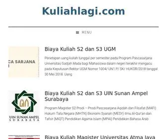 Kuliahlagi.com(Biaya Kuliah S2 dan S3) Screenshot