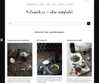 Kulinarisk.no(Kulinarisk er en mat) Screenshot