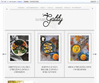 Kulinarneprzygodygatity.pl(Kulinarne przygody Gatity) Screenshot