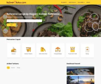 Kulinerkota.com(Kuliner Kota) Screenshot